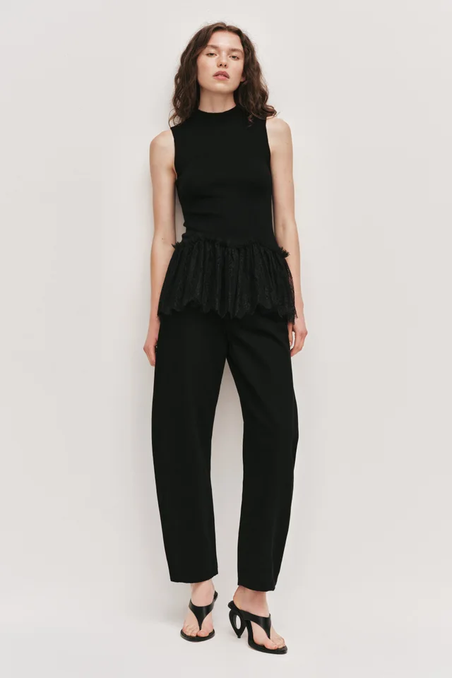 AJE Thalia Knit Top in Black from Aje, photo 1 of 1