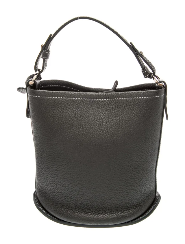 Delvaux Bucket Bag in gray Leather from The RealReal, photo 4 of 6