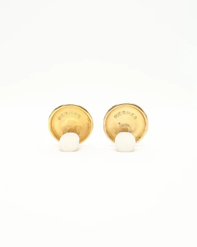 Hermès Pegasus Clip-on Earrings from A Retro Tale, photo 2 of 3