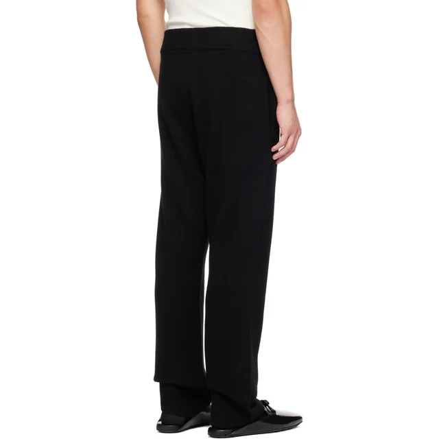 entire studios Ribbed Knitted Trousers in Wool 70%,Cashmere 30% Description: These knit trousers feature a wide, ribbed waistband that fits snugly without digging in, while the…, photo 4 of 4 from SENSER
