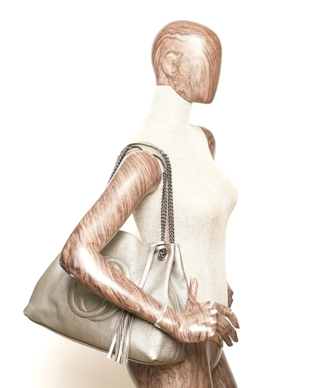 Gucci Soho Chain Tote Bag in Denim from A Retro Tale, photo 7 of 7