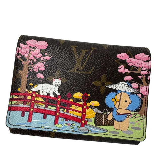 Louis Vuitton Portefeuille Victorine Vivienne Wallet Limited Edition in Leather from The Reluxe