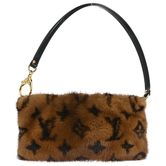 Louis Vuitton Monogram Mink Pochette Milla Vision Handbag M60182 in Leather from AMORE Vintage Tokyo