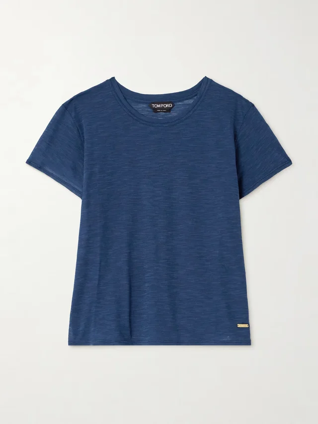 Cotton-blend T-shirt
