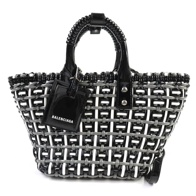 Balenciaga Bistro Basket Bag Leather 2way Handbag in Leather from LuxUness