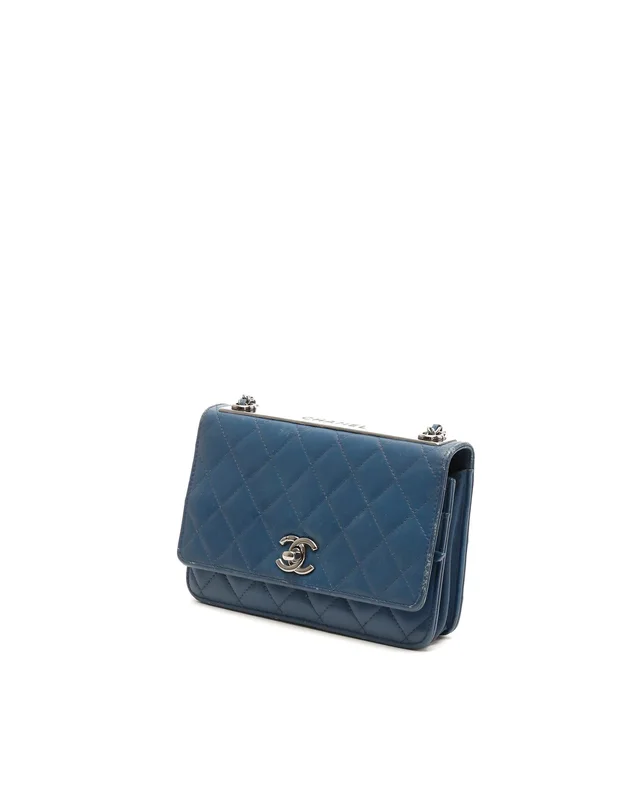 Chanel Trendy CC Wallet on Chain Bag in Woven leather from A Retro Tale, photo 2 of 10