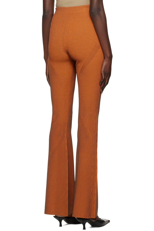 Dion Lee Orange Angled Trousers, photo 3 of 4 from SSENSE