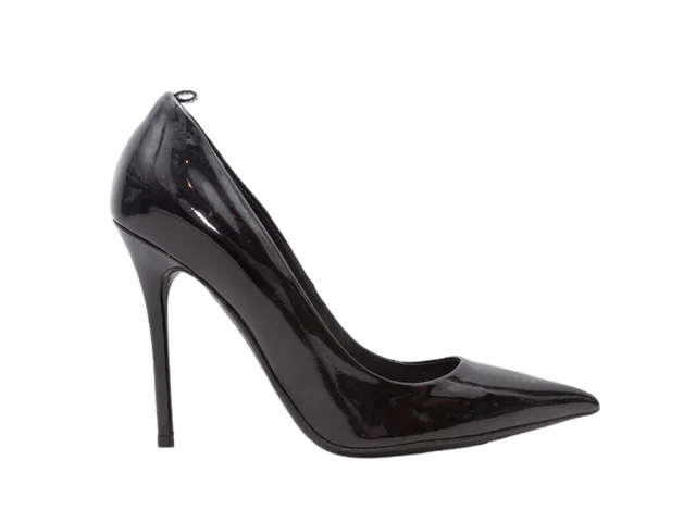 Black Tom Ford Patent Pointed-Toe Pumps Size 37 in Black Patent leather from Designer Revival