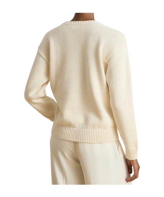 Ralph Lauren dog-intarsia cotton sweater, photo 3 of 4 from SENSER
