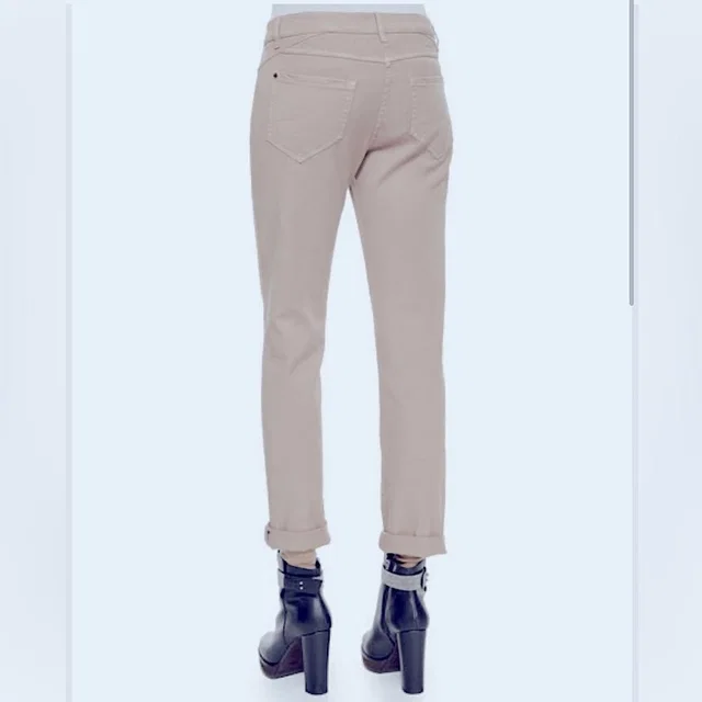 Brunello Cucinelli Garment-Dyed Five-Pocket Slim Straight Leg Jeans In Bran 8 in gray Denim from Poshmark