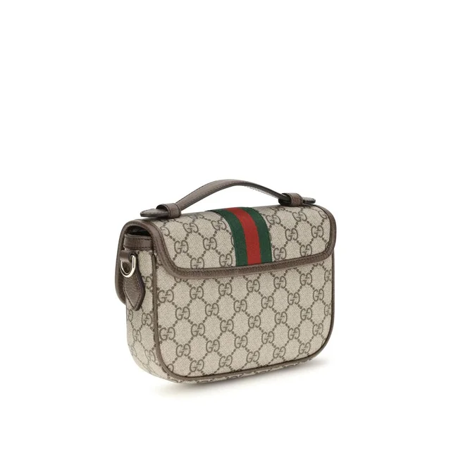 Gucci Beige Fabric Handbag in Beige Leather from HEWI, photo 2 of 2