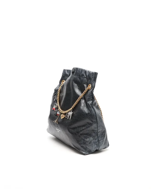 Balenciaga Medium Crush Tote Bag in Denim from A Retro Tale, photo 2 of 7