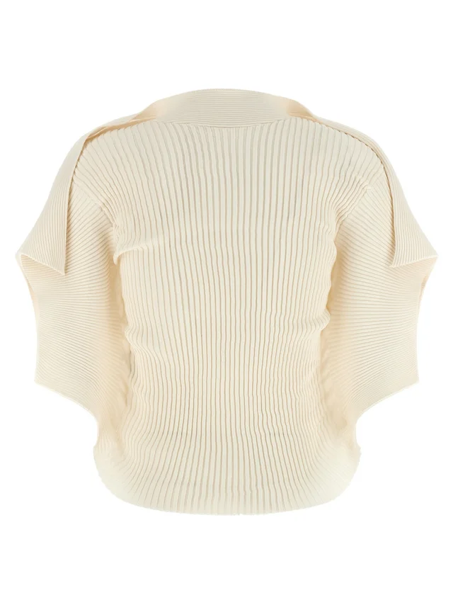 Issey Miyake Prance Ribbed Knitted Top, photo 2 of 4 from SENSER