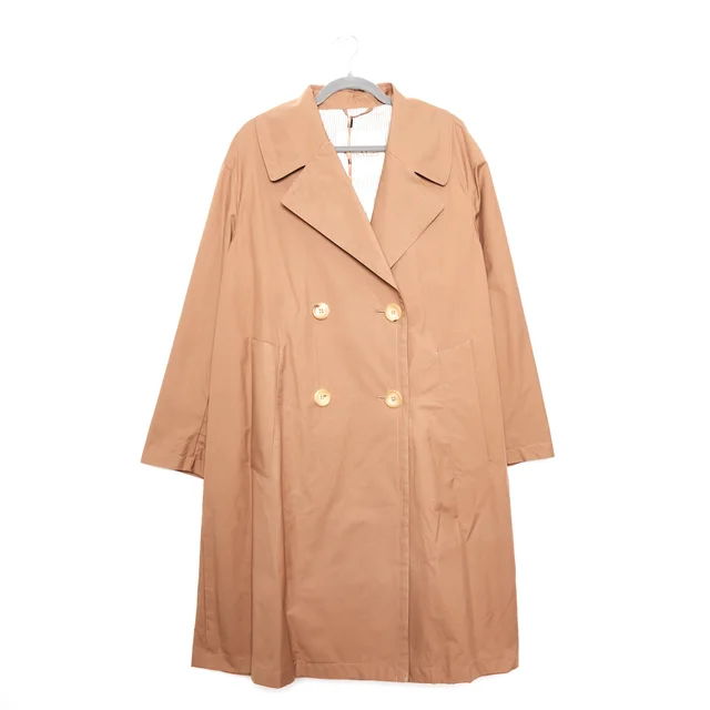 Max Mara Trench Coat 44 in Tan from Revivre Luxury Consignment