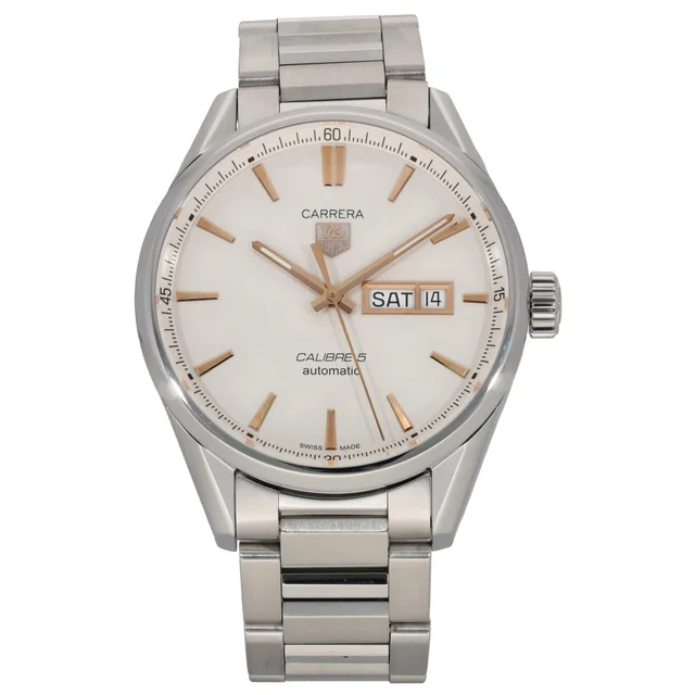 TAG Heuer Carrera WAR201D-0 41mm Stainless Steel Watch from H&T