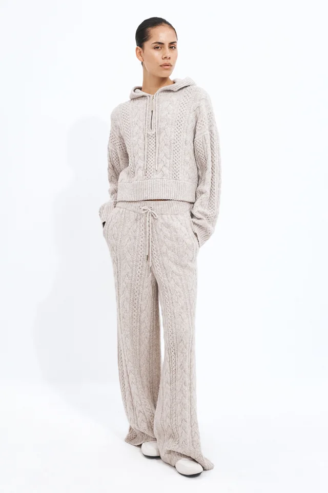 Athletica Wide Leg Cable Knit Pant from Aje, photo 1 of 1