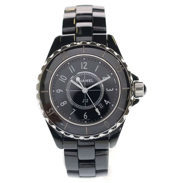 Chanel J12 SE Quartz Black Ceramic Watch Dial in Black Ceramic from The Reluxe