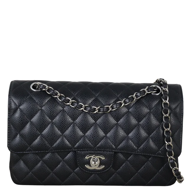 Chanel Classic Double Flap Medium Caviar in Caviar leather from Luxe.It.Fwd