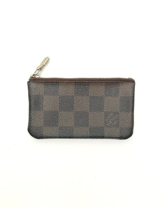 Louis Vuitton Damier Ebene Coin Purse in Brown Canvas from A Retro Tale, photo 2 of 4