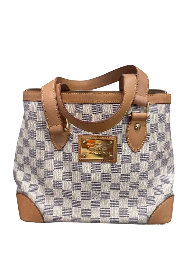 Louis Vuitton Beige Damier Tote Bag in Beige from Luxury Promise