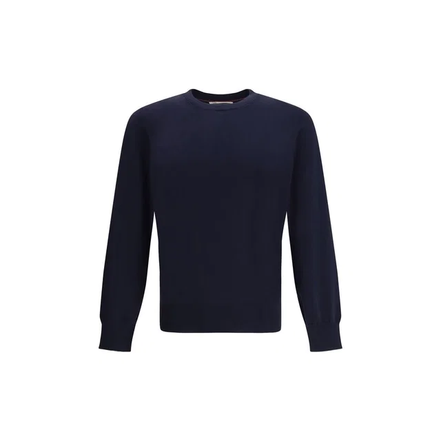 Brunello Cucinelli Blue Cotton Sweatshirt in Blue from HEWI