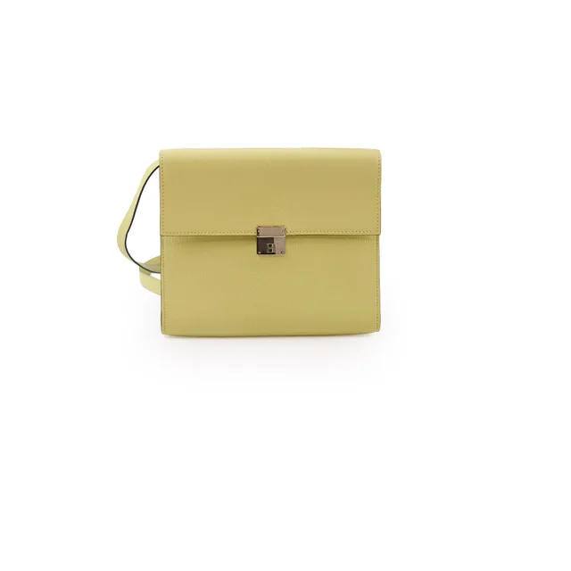 Hermès Clic 16 Jaune Bourge Z 2022 in Yellow from The Purse Affair