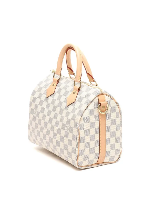 Louis Vuitton Damier Azur Speedy Bandoulière 25 Bag in Canvas from A Retro Tale, photo 3 of 8