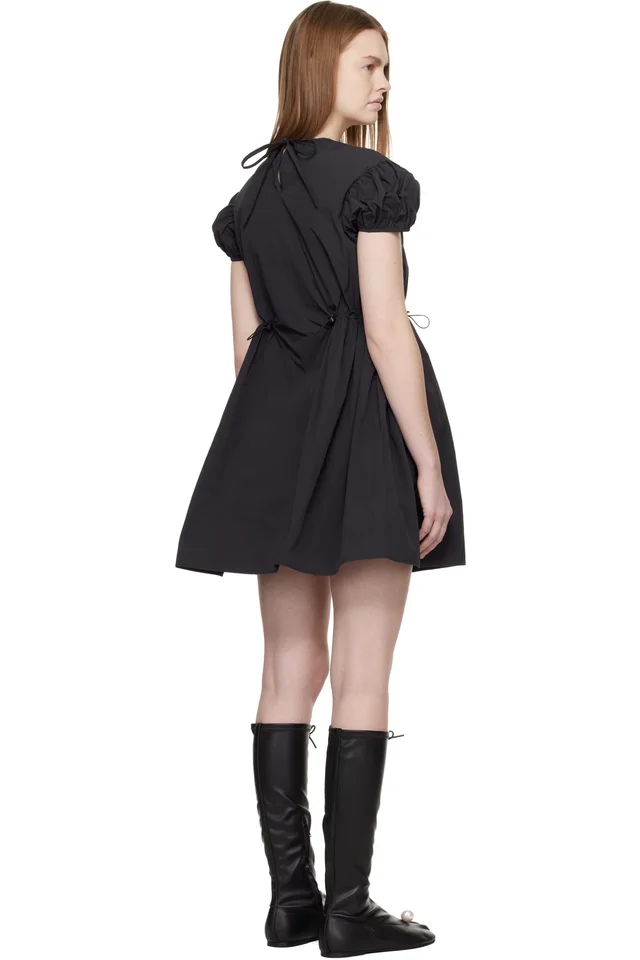 Cecilie Bahnsen Black CBcarla Minidress, photo 3 of 4 from SSENSE