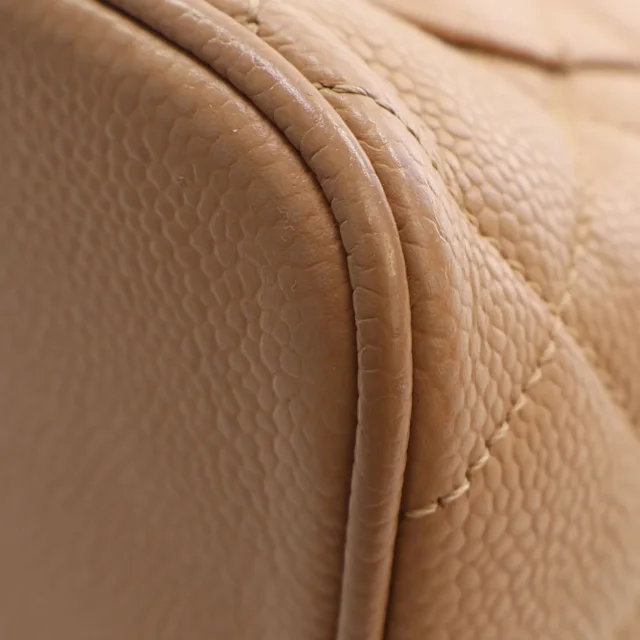 Beige Chanel Caviar Medallion Tote in Beige Caviar leather from Designer Revival, photo 11 of 15