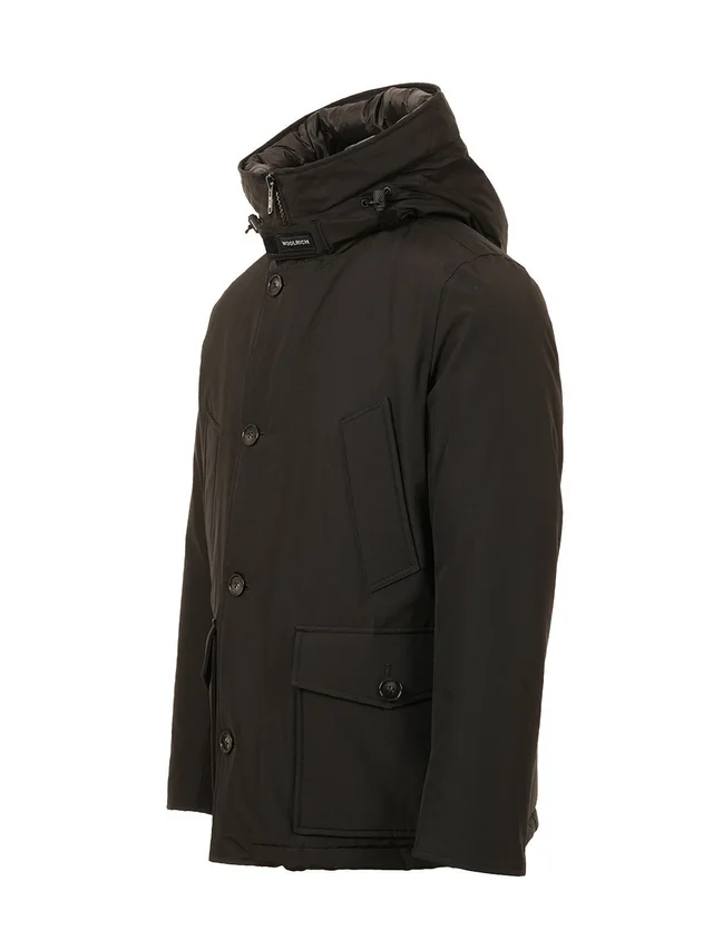 Woolrich Button-Up Hooded Coat, photo 2 of 4 from SENSER
