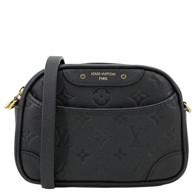 Louis Vuitton Tiny Camera Monogram Empreinte Leather Shoulder Bag Black from Dallas Designer Handbags