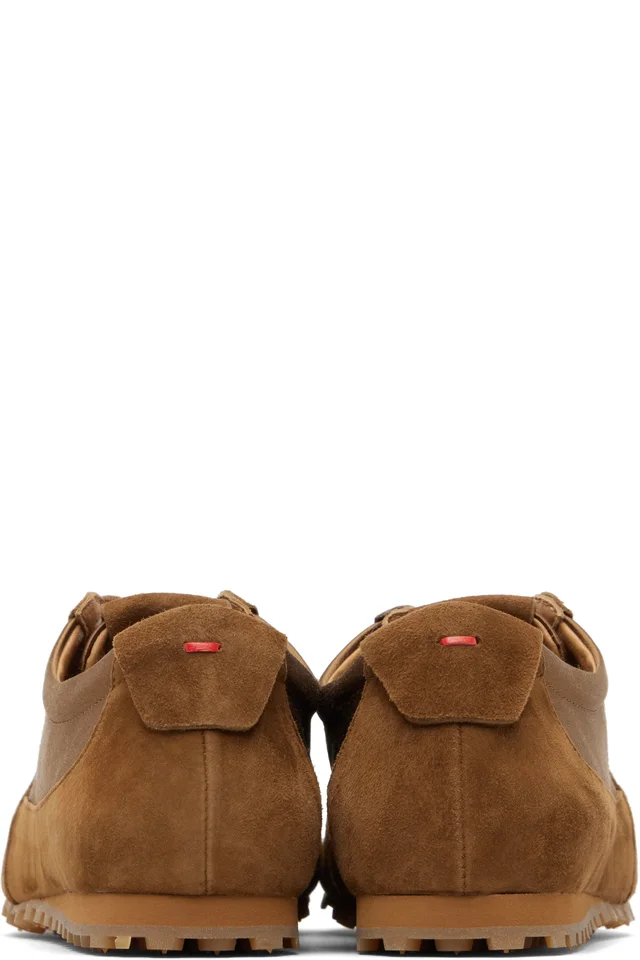 Aeyde Brown Uma Slim Sneakers, photo 2 of 5 from SSENSE