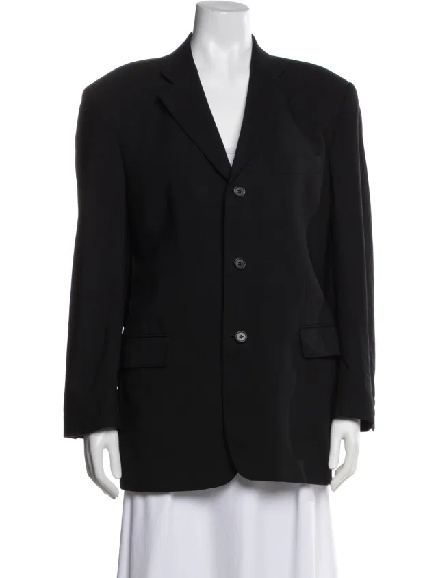 Balmain Wool Blazer in gray Wool from The RealReal