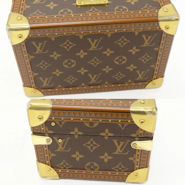 Louis Vuitton Coffret Trésor 24 Monogram Jewelry Box in Green Coated/Waterproof canvas from LuxUness, photo 5 of 6