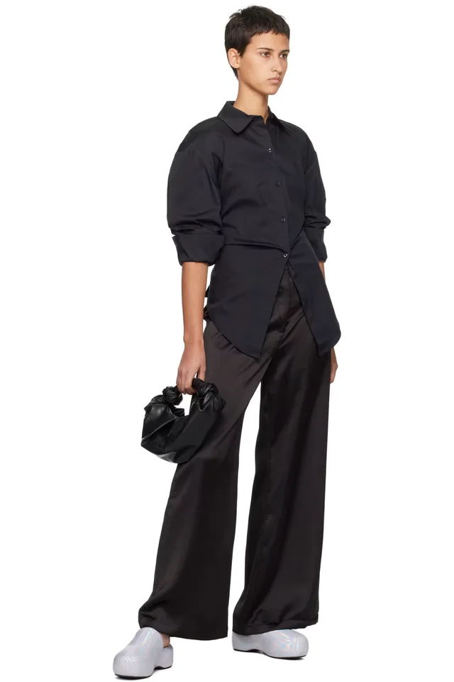 SIMONMILLER Black Bloo Trousers, photo 4 of 4 from SSENSE