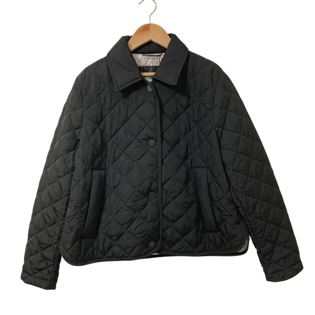 Max Mara Weekend Wkdgelo Quilted Jacket 38 Black in Black from The Reluxe