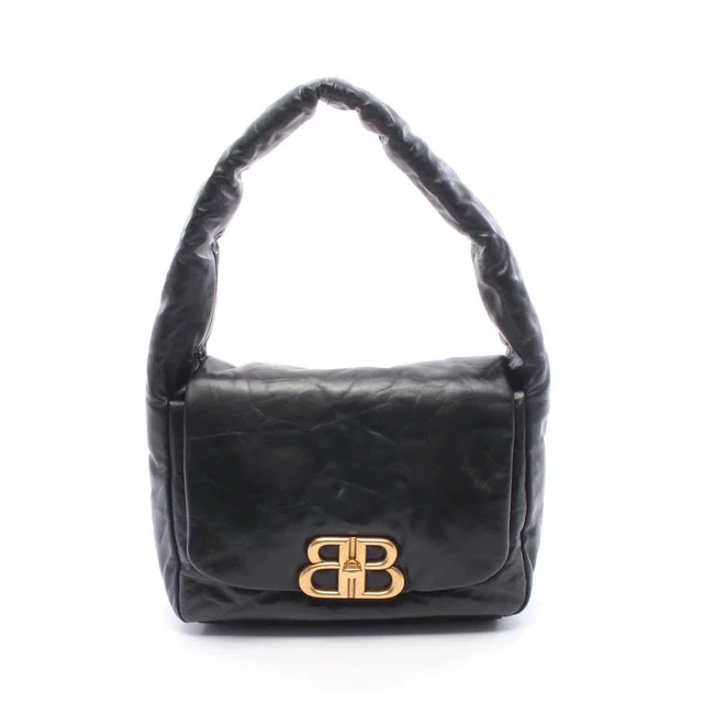 Balenciaga Monaco Leather Shoulder Bag in Leather from LuxUness