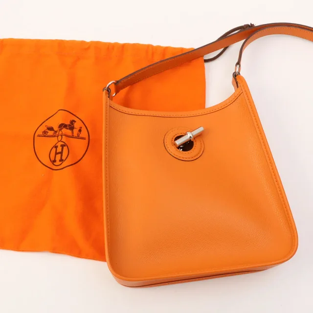 Hermès 2004 Vespa TPM Orange in Orange Epsom leather from VINTAGE QOO TOKYO, photo 12 of 14