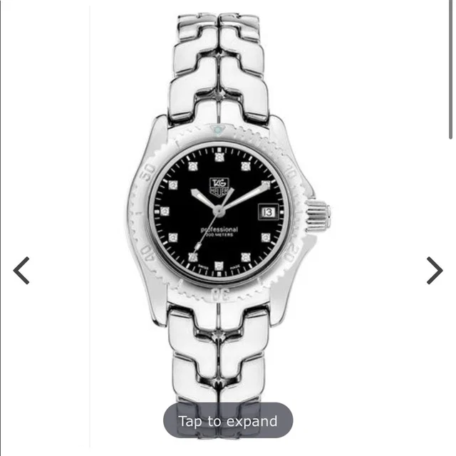 TAG Heuer Link Black Diamond Dial Eomen’s Watch Ba0561 in silver|gray from Poshmark