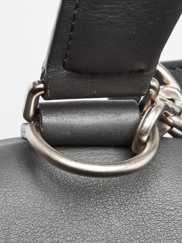 Balenciaga Grey Calfskin Leather Tool Satchel Bag in Grey Calfskin from Yoogis, photo 7 of 12