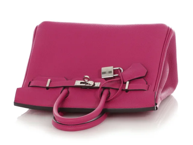 Hermès Rose Pourpre Togo Birkin 25 in Pink Togo leather from Ann's Fabulous Finds, photo 2 of 3