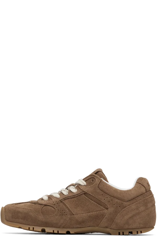 Alohas Brown Tb.56 Leather Sneakers, photo 3 of 5 from SSENSE