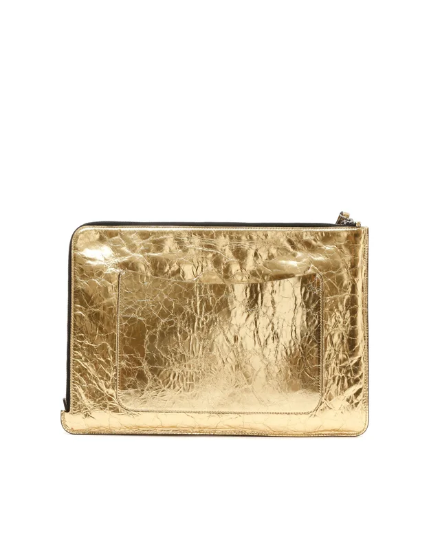 Chanel Feministe Mais Feminine Clutch Bag in Leather from A Retro Tale, photo 2 of 6