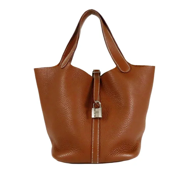 Hermès Clemence Picotin Lock 22 in brown|red Clemence leather from Her-Age, photo 1 of 1