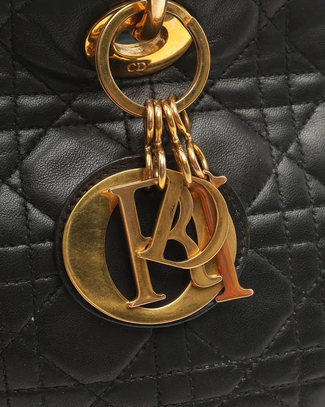 Large Lady Dior Bag in Lambskin from A Retro Tale, photo 8 of 9