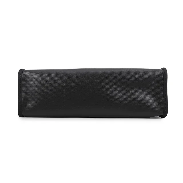 Hermès Herbag zip Blue Nuit/Black Toile HBerline Vache Hunter Leather Size PM in Black Leather from GALLERY RARE, photo 3 of 13