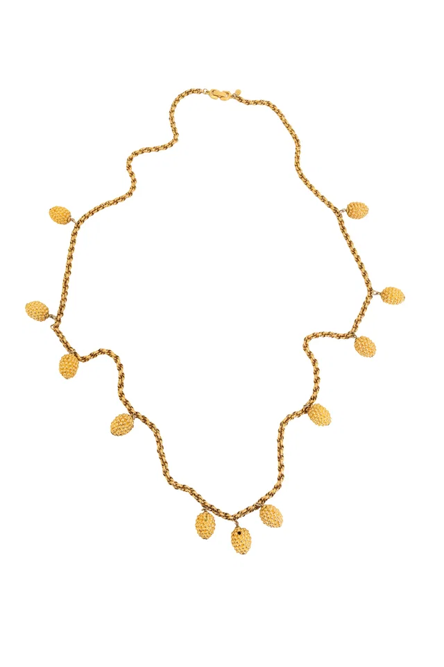 Lanvin Acorn Charm Chain Necklace from Recess LA