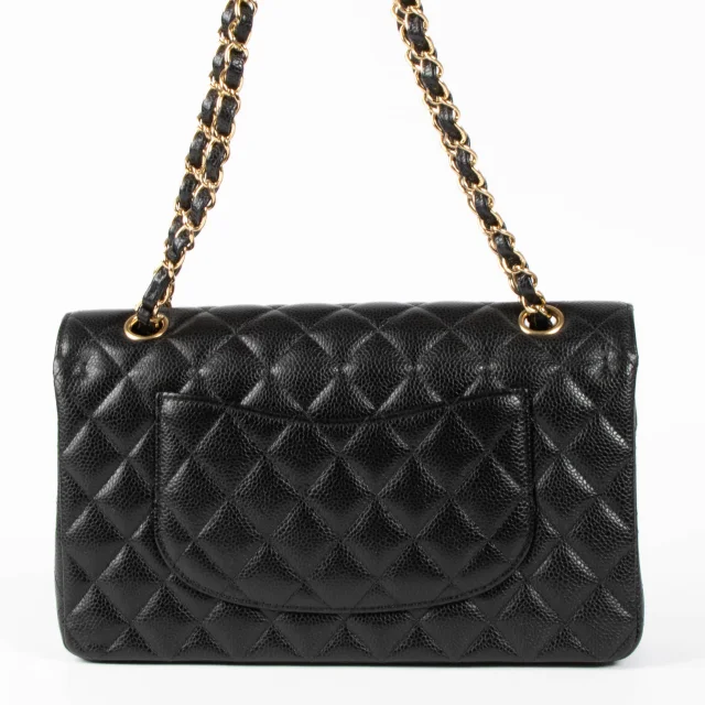 Chanel Caviar Medium Classic 11.12 Handbag in Black Caviar leather from Labellov, photo 4 of 4