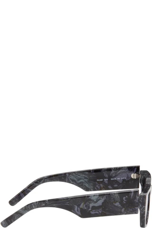 Palm Angels Gray Palm Sunglasses, photo 2 of 4 from SSENSE