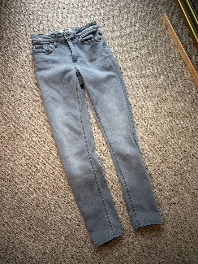 Acne Studios Skin 5 Inox Grey Skinny Jeans in gray Denim from Poshmark